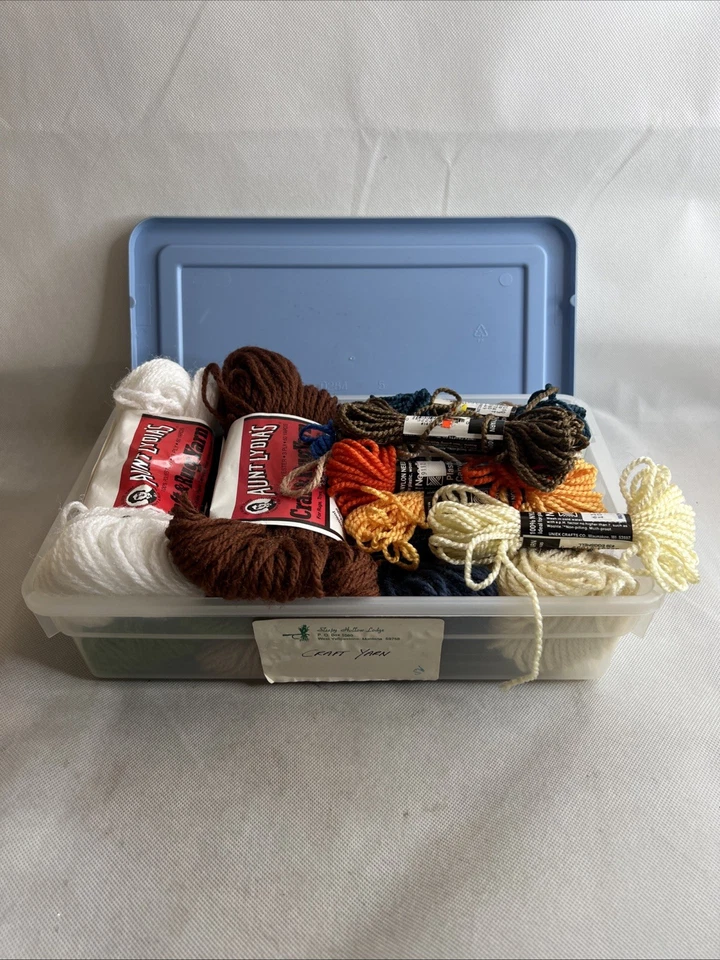 Lote De Colección De 16 Materiales Para Atar Mosca Y Plantilla Hilo Artesanal Todos Los Colores Pesca Foto 3 de 4