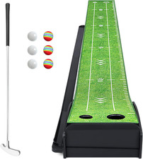 Losbenco Putting Green Indoor Golf Set with Putter  6 Balls, Portable Golf Putt