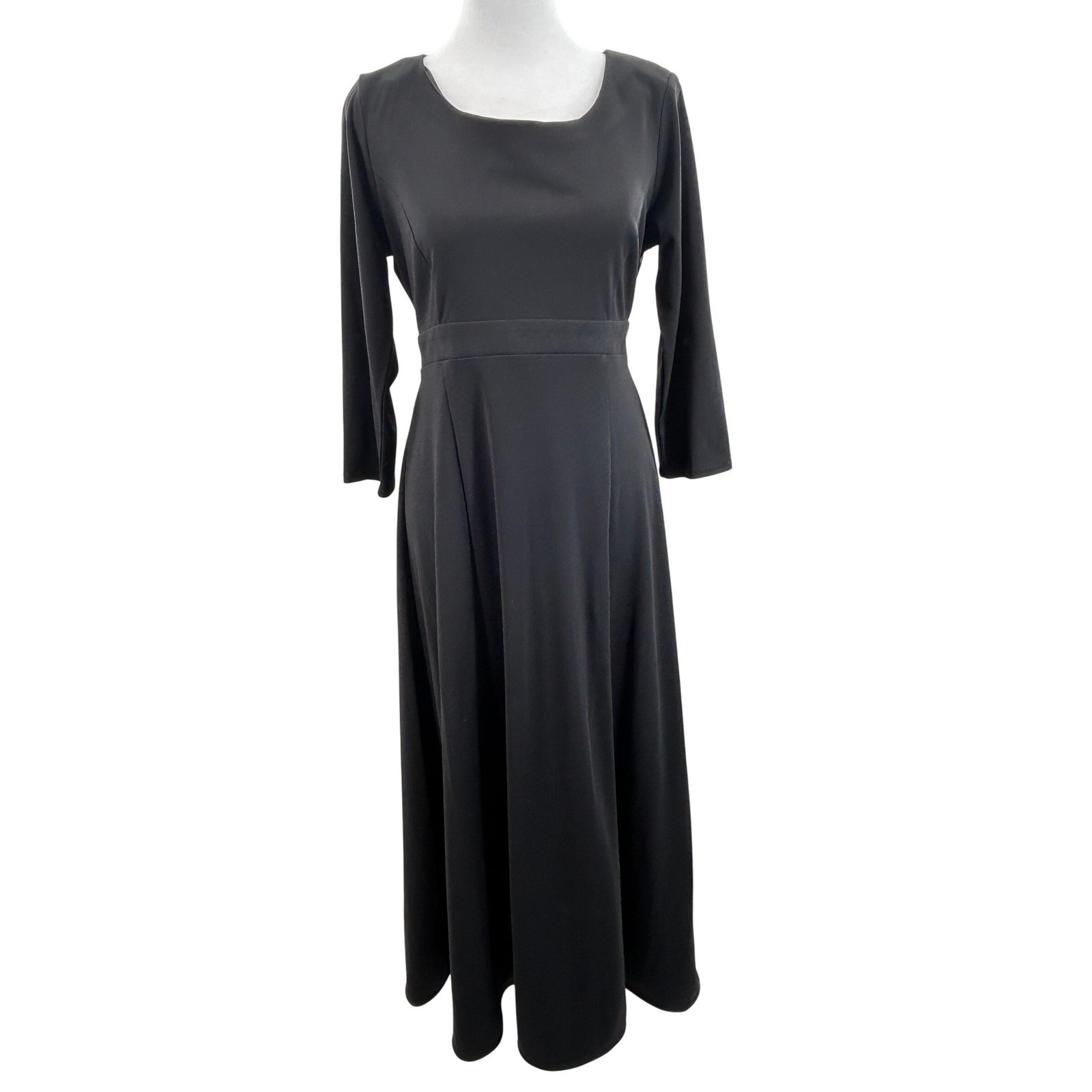 Cousin's Concert Attire Black Maxi Dress Size 4 Modest Elegance Timeless Perform