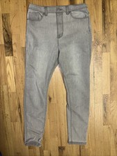 BDG Urban Outfitters Super High Rise Twig Ankle Grey Light Wash W31xL29