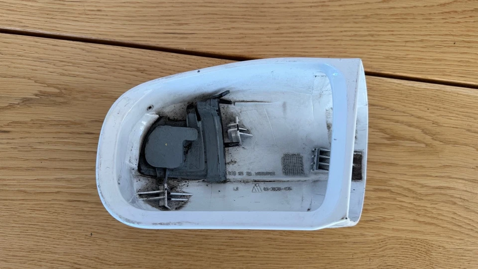 00-02 MERCEDES-BENZ E430 DRIVER/VISTA LATERAL IZQUIERDA COLOR BLANCO SOLO CUBIERTA CON LUZ Foto 4 de 4