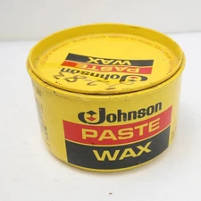 SC Johnson Paste Wax 16 oz Partial Can Discontinued USA Dented Dirty Can