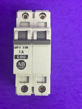 Allen Bradley 1492-CB2G010 Ser B Circuit Breaker 1 Amp 2 Pole 480VAC 65VDC