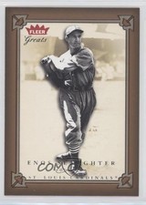 2004 Fleer Greats of the Game Enos Slaughter #97 HOF 1s3