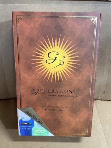 Generations Automatic Digitizing Software Version 1.2 For Windows 98 XP Vista