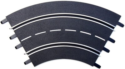 Carrera 132 / 124 20571_2ag Kurve 1/60°, 1 Stück mit 4 Verbindungszapfen