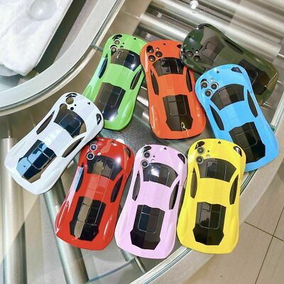 Cute Sports Car Supercar Phone Case Cover for Apple iPhone 15 14 13 12 11 ProMax