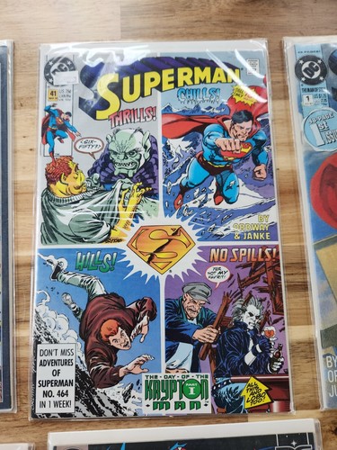 Lot Of 7 Superman Comic Books: The Man of Steel #1, 22, 37 1993 Bizzaro's World - Picture 3 of 8