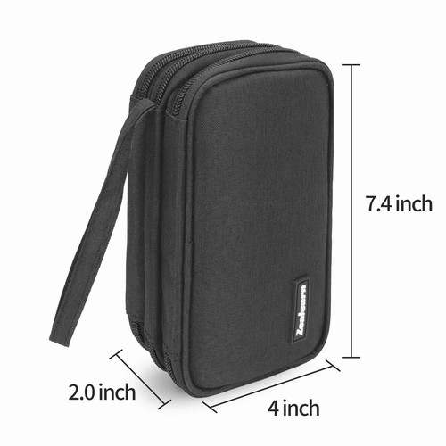 USB Flash Drive Case with Labels Gifts for Men USBs Case Organizer Holds 30 P... - Afbeelding 3 van 9