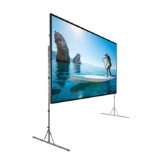 88619N Fast-Fold Kit Deluxe Rear Projection Screen Da Mat (9 x 12') With Frame