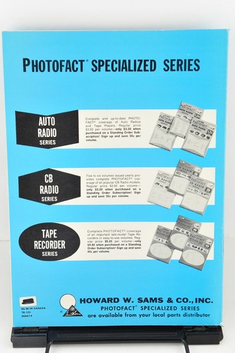 Sams Photofact Tape Recorder series TR-151 to TR-175 *Select Volume* (Good) - Picture 12 of 48