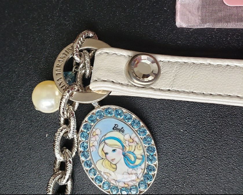 タリナタランティーノ　Barbieバッグ Tarina Tarantino Barbie Blue Lambskin Handbag Purse RARE New
