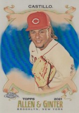 SARAH TIANA RENO 911 /150 TOPPS ALLEN & GINTER CHROME BLUE REFRACTOR #159 2021