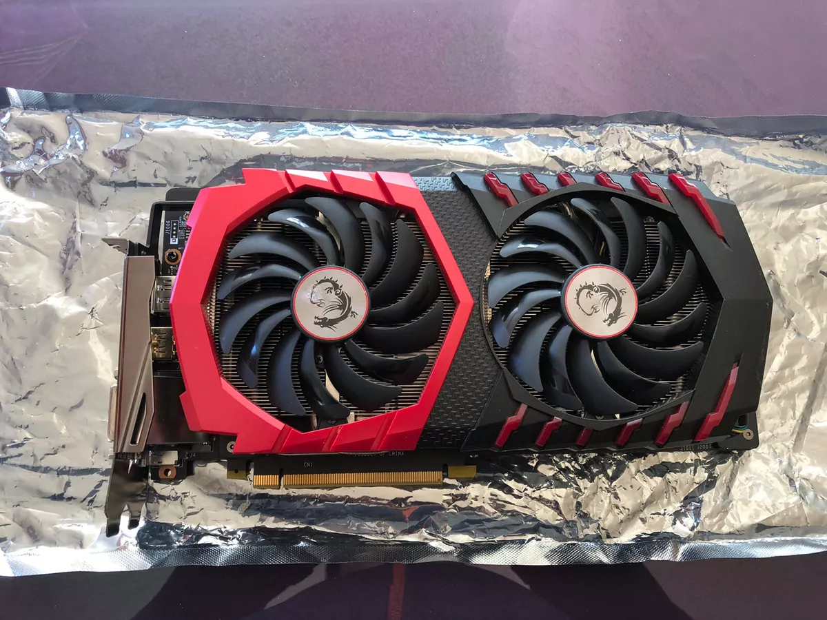 Forstærke Himmel Præfiks MSI GeForce GTX 1060 Gaming X 6GB GDDR5 Graphics Card FREE SHIPPING FREE  RETURNS 824142132142 | eBay