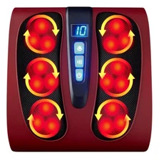 Best Choice Products BCP Heated Shiatsu Kneading Foot Massager with 6 Rollers