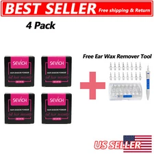 Sevich 4 Pack Waterproof Hair Line Powder Hairline Cover Up Powder Hair Shadow