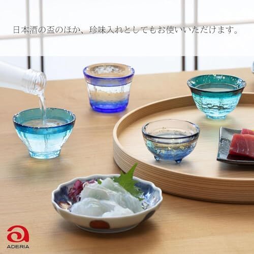 Tsugaru Beauty Idro Cup Spring Breeze F-49788 - Bicchiere In Vetro Soda Da 65ml, Made In Japan - 4