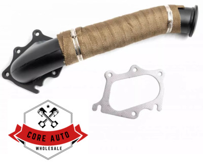 3'' Turbo Exhaust Pipe W Heatwrap For 01-04 Chevy GMC 6.6 LB7 Duramax Diesel