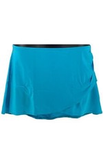 Jantzen Ruched Faux Wrap Swim Overskirt Cascade Teal
