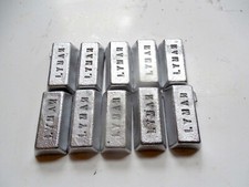10 Lbs. Lead Bars Ingots Bullets/Fishing Sinker Weights/Craft Material Fluxed