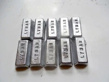 10 Lbs. Lead Bars Ingots Bullets/Fishing Sinker Weights/Craft Material Fluxed