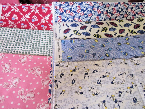 F5022, Aunt Grace, Through The Year, 1930's prints, fat quarters, your choice,