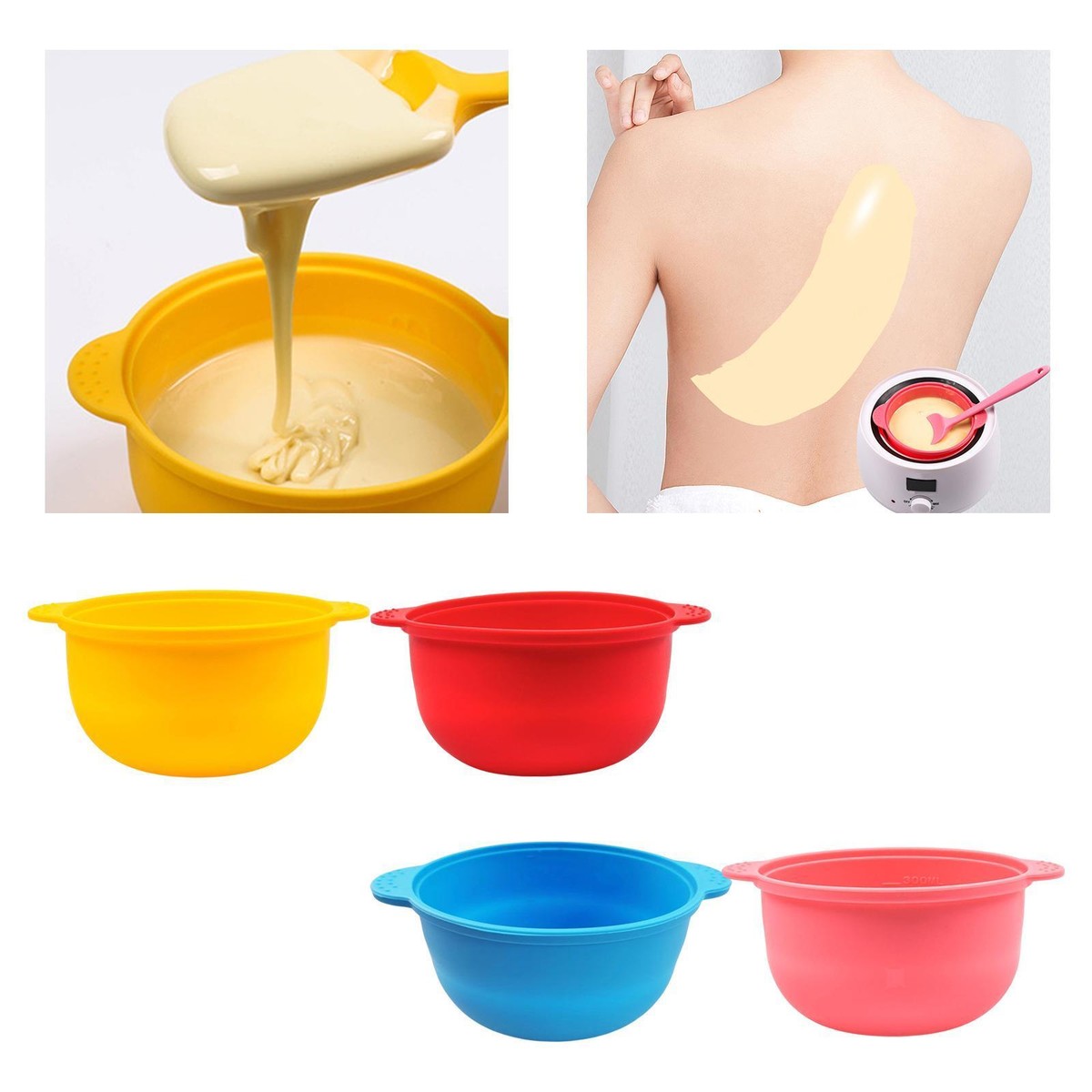 Hard Wax Femiro Wax Silicone Bowl Warmer Kit Femiro Wax Pot Warmer