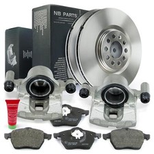 Bremssättel Bremsbeläge Bremsscheiben vorne für Audi TT A3 Seat Ibiza III Skoda