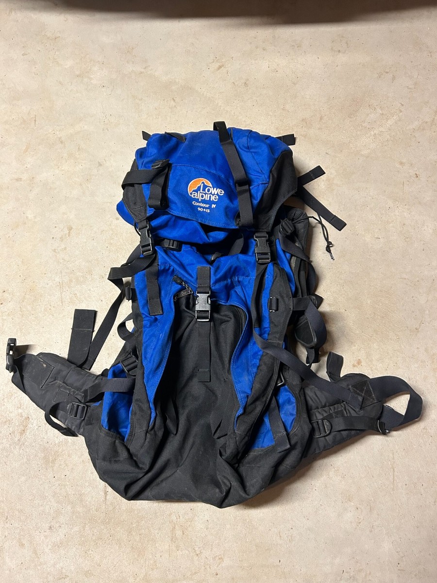 Lowe Alpine Contour IV 90 15 Internal Frame Hiking Expedition Size  Backpack