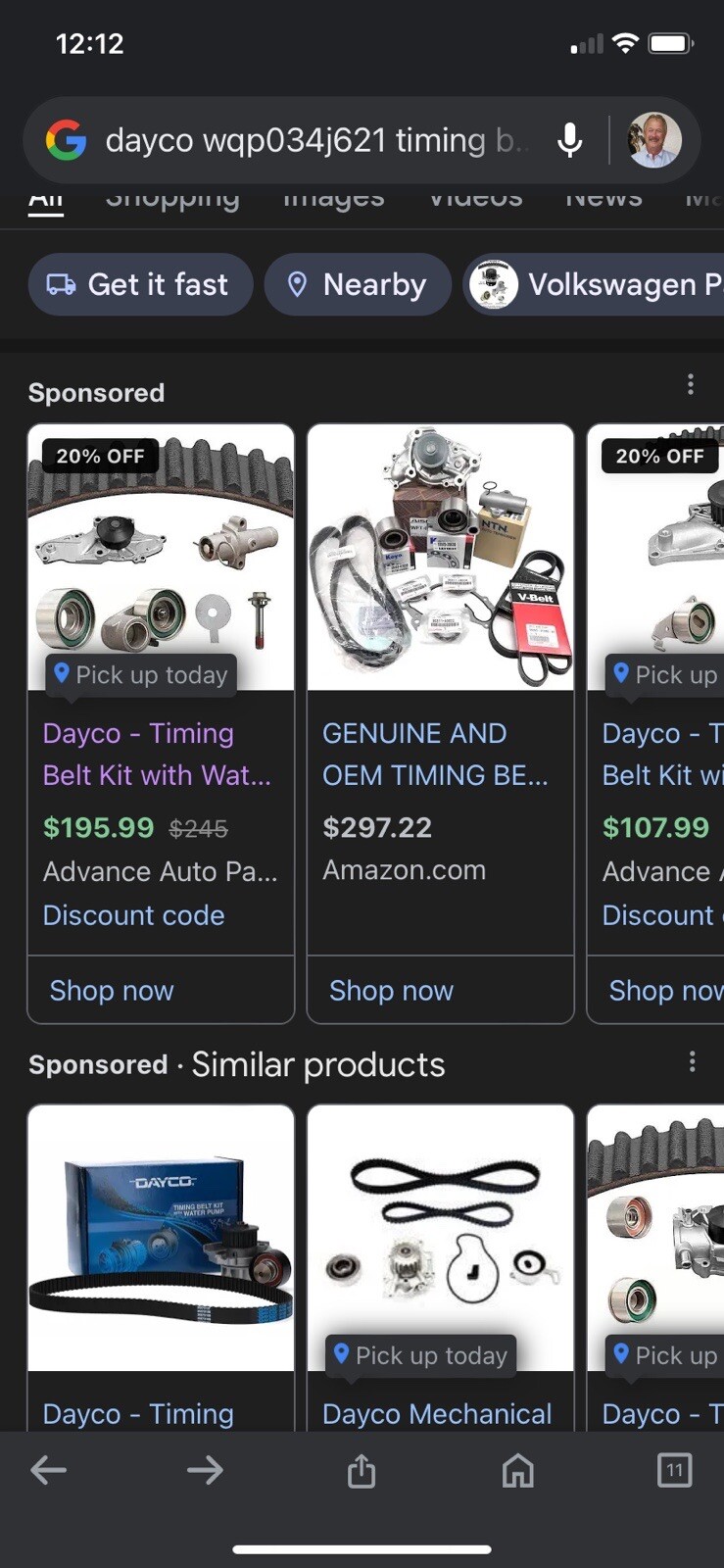 WATER PUMP and TIMING BELT SET! - WQP034J621 - EVERYTHING IN PICS - BRAND NEW!