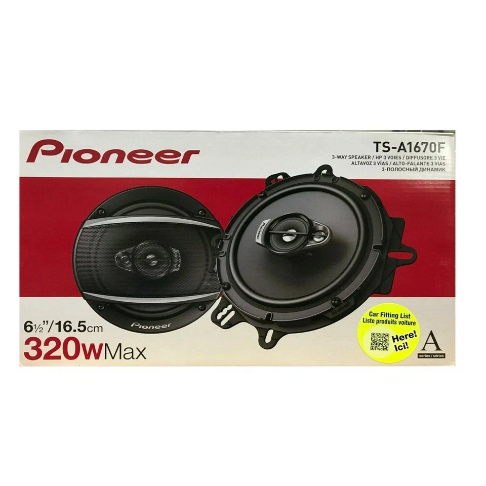 Altavoz delantero-trasero Pioneer 320W paquete de actualización de 6,5" para Jeep Wrangler 2007-2017 Foto 3 de 3