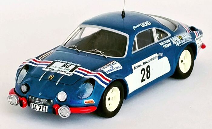 Alpine Renault A110 miniature 1/43 voiture de collection Trofeu RRir14 rallye Irlande 1977
