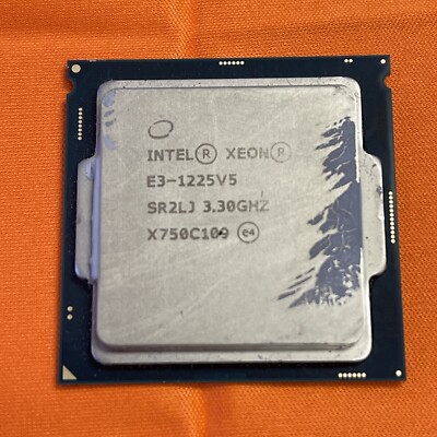 Intel Xeon E3-1225 v5 3.30Ghz Processor CPU PROCESSOR 