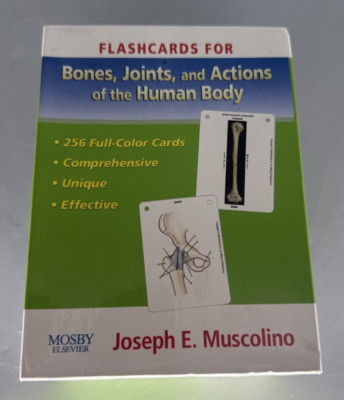Flashcards for Bones, Joints, Actions of the Human Body By Muscolino Joseph E.