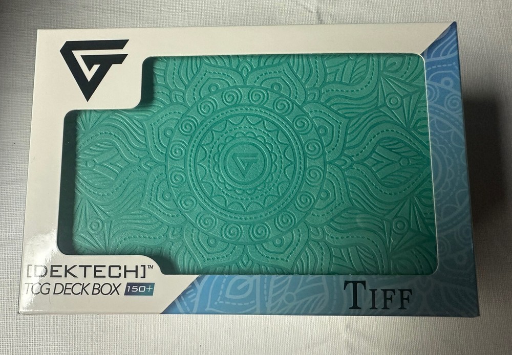 Gem Accessories Dektech TCG Deck Box 150+ Tiff Tiffany Green