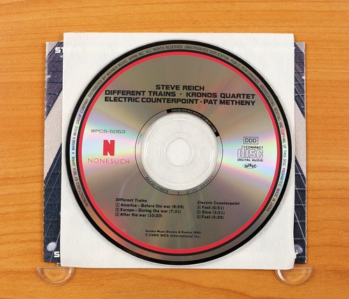 Steve Reich - Kronos Quartet / Pat Metheny – Different Trains / Electric Counter - Picture 4 of 4