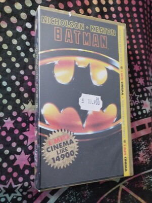 VHS FILM BATMAN JACK NICHOLSON MICHAEL KEATON MITI WARNER + DVD-Geschenk darüber hinaus