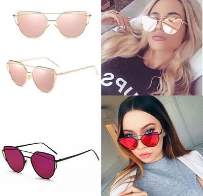 OCCHIALI DA SOLE A SPECCHIO Montatura Metallo UOMO DONNA Modello UNISEX  Estate | eBay