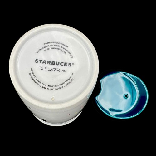 Taza de viajero Starbucks Confetti 2015 ""Best Day Ever"" doble pared 10 Fl Oz - Imagen 14 de 15