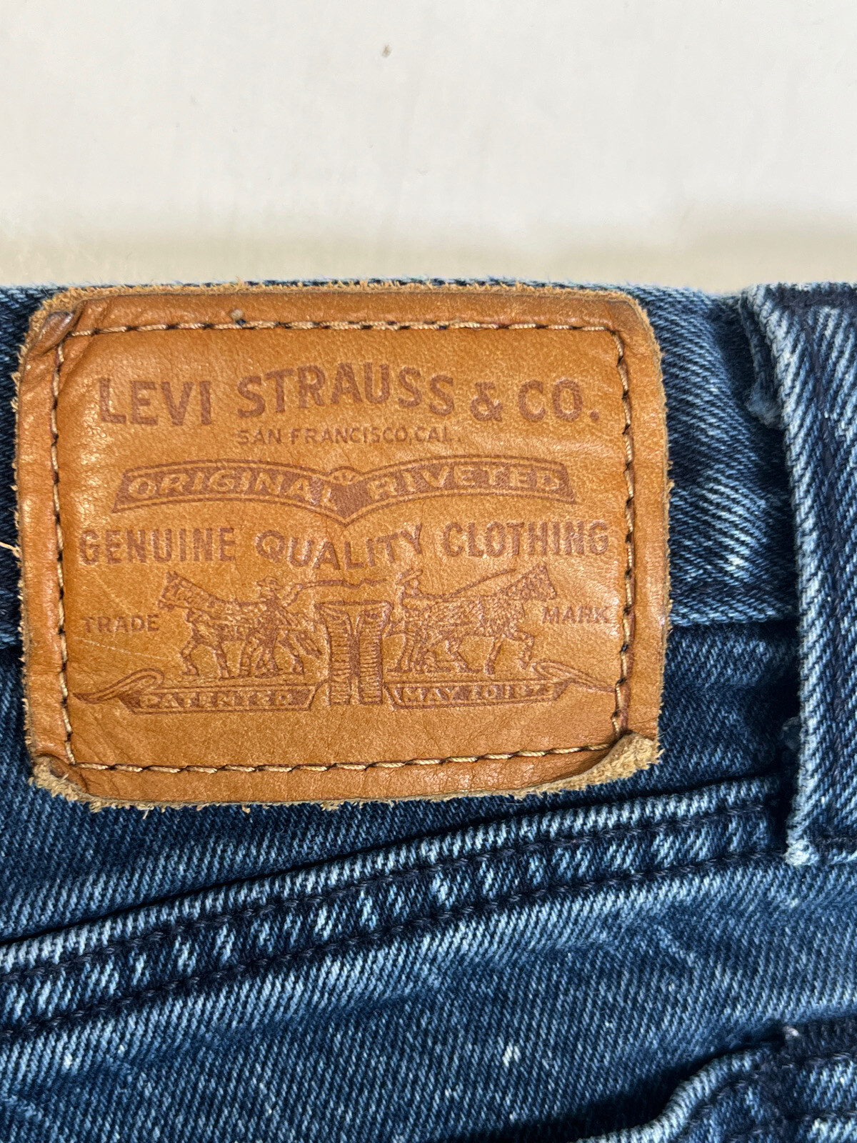 Levi's Blue Button Fly Intergalactic Wash Straigh… - image 8