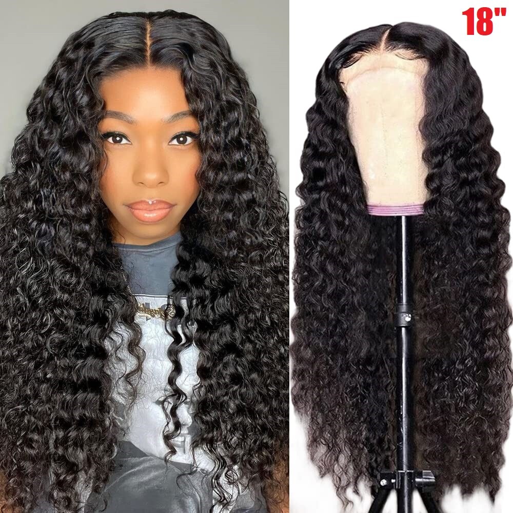 Human Hair Lace Front Wig Womens Brazilian Human Long Curly  display picture 3