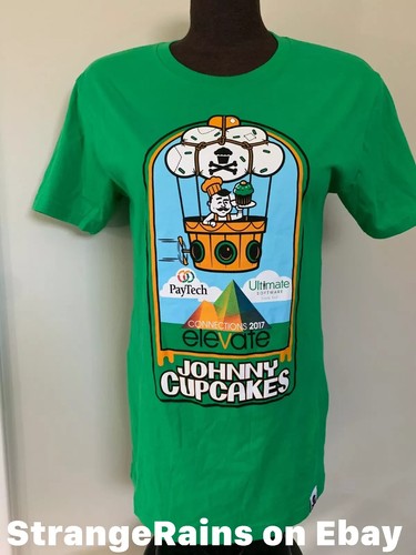 2017 JOHNNY CUPCAKES Limited Edition Unisex T Shirt (SMALL) Boston MA - 第 1/10 張圖片