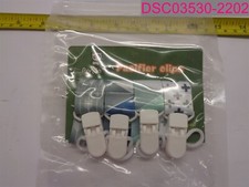 4 Pack; PandaEar Pacifier Clips Neutral Universal Holder