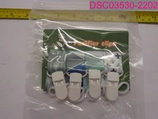 4 Pack; PandaEar Pacifier Clips Neutral Universal Holder