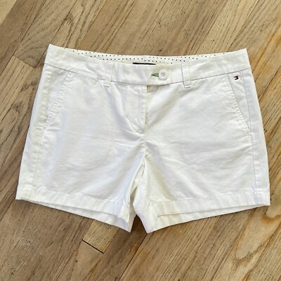 Size 10 Tommy Hilfiger White Shorts LikNw Condition 100%Cotton