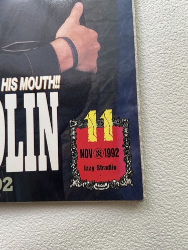 JAPAN Hard Rock Heavy Metal Magazine BURRN! IZZY STRADLIN Front Cover - Picture 2 of 13