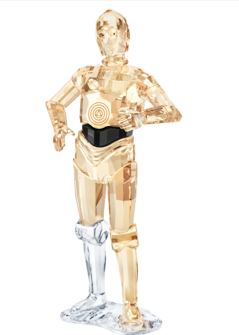 スワロフスキー　ディズニー　スターウォーズC-3PO(ゴールド) 5473052 Swarovski Star Wars C-3PO Golden Arm Disney Figurine #5473052 New