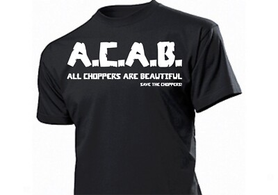 T-Shirt All Choppers are Beautiful Save the Choppers! Biker Bobber V2 Gr S-XXL