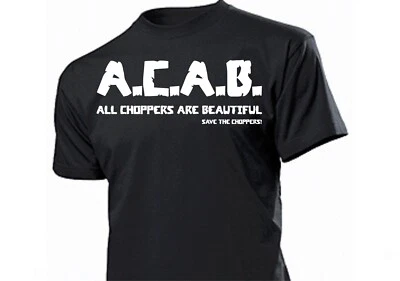 T-Shirt All Choppers are Beautiful Save the Choppers! Biker Bobber V2 Gr S-XXL - Bild 1 von 3