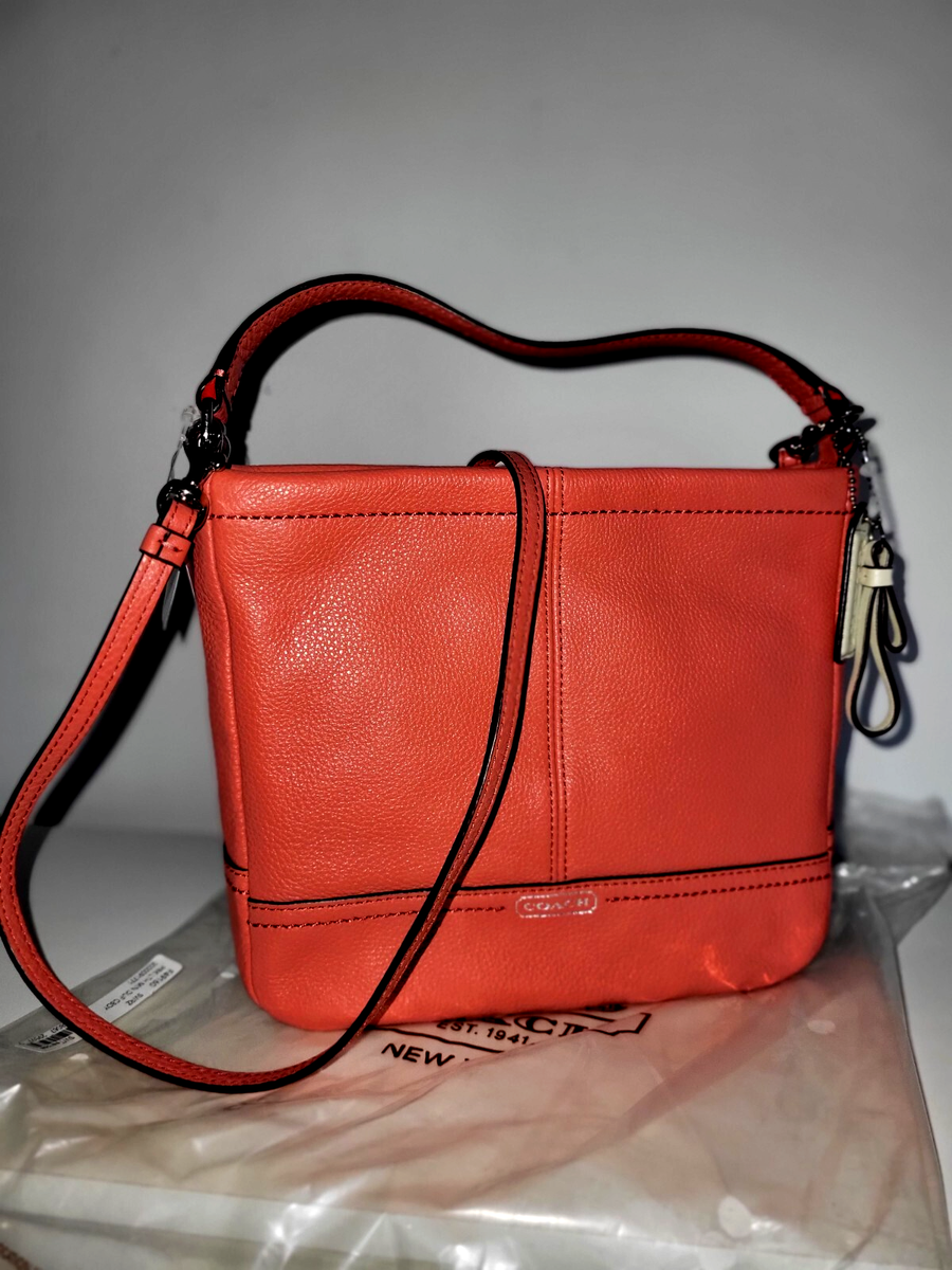 Coach F49160 Park Leather Mini Duffle Crossbody Bag Tearose | eBay